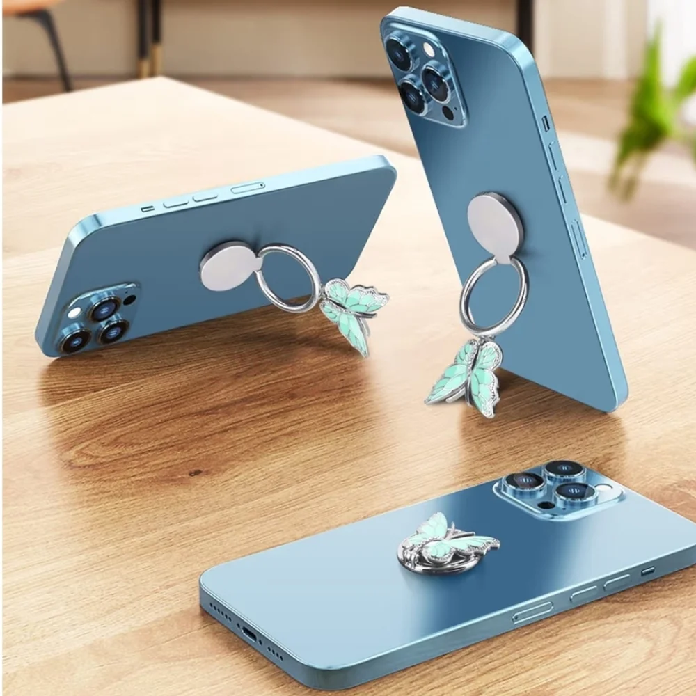 Butterfly Phone Ring Grip 360 Degree Rotating Plating Finger‎ Holder Kickstand
